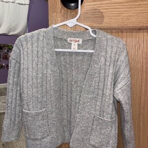 Cat & Jack Light Gray toddler Cardigan